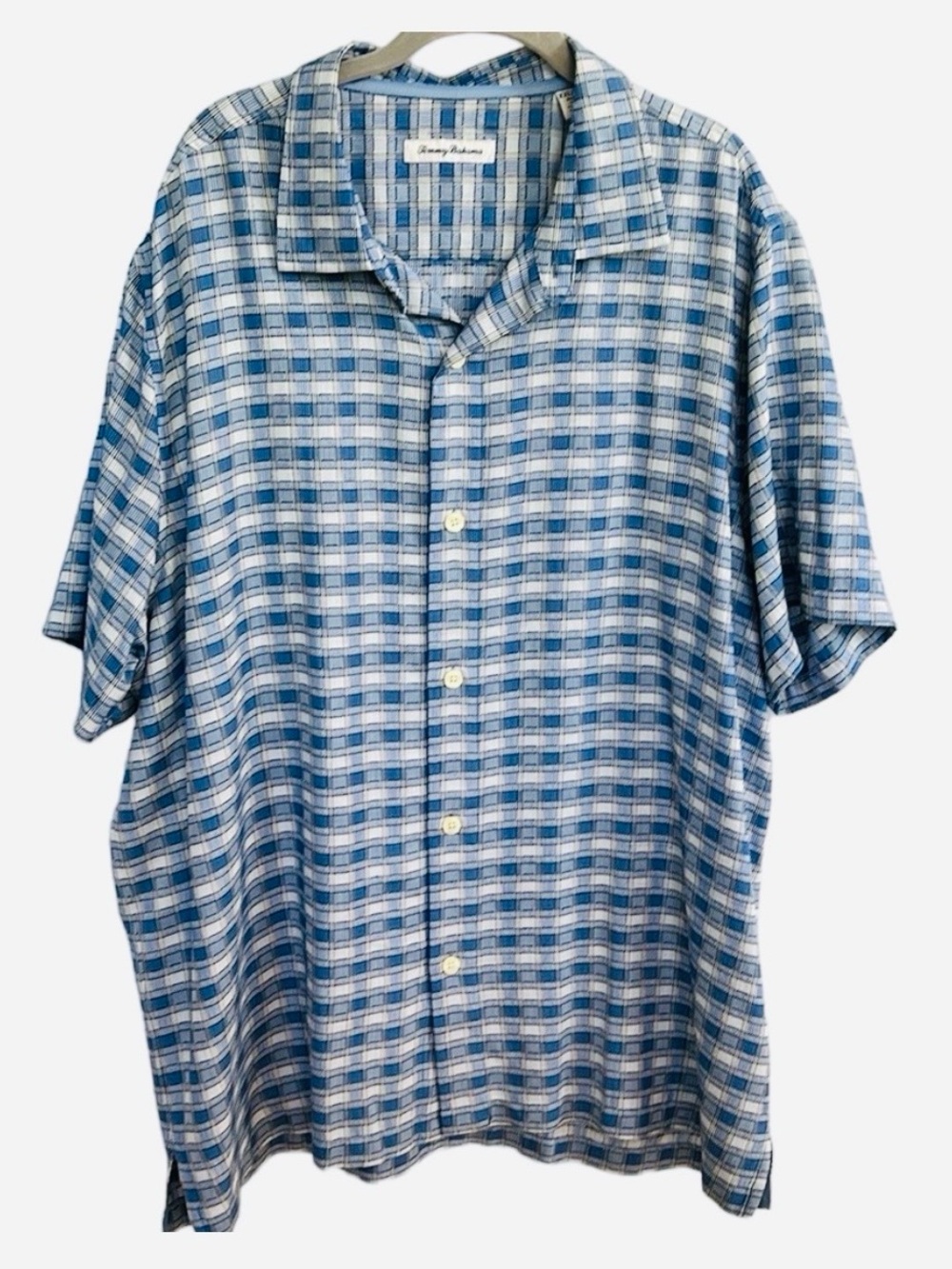 Tommy Bahama Short Sleeve Silk Button Down Shirt Size 2XL